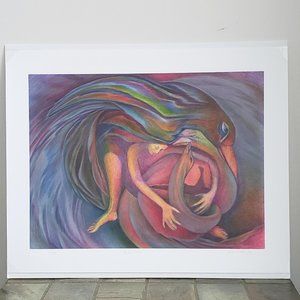 "Protection" an Original Abstract Print